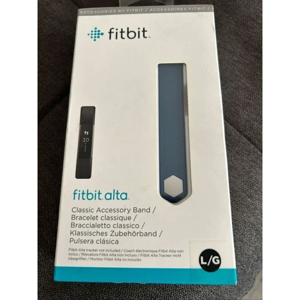 NEW Genuine Fitbit Alta Classic Alta HR Accessory Band Large blue